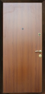 Входная стальная дверь с отделкой ламинатом №31л