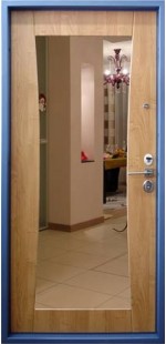 Металлическая дверь с зеркалом ДЗ-5