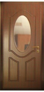 Металлическая дверь с зеркалом ДЗ-10