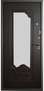 Металлическая дверь с зеркалом ДЗ-11