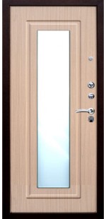 Металлическая дверь с зеркалом ДЗ-1